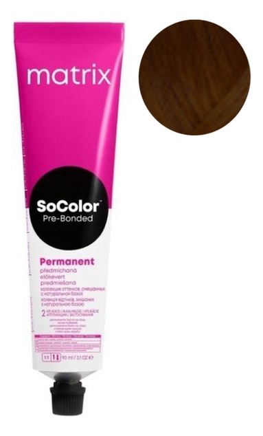 Перманентная краска для волос SoColor Pre-Bonded Permanent 90мл: 6NW