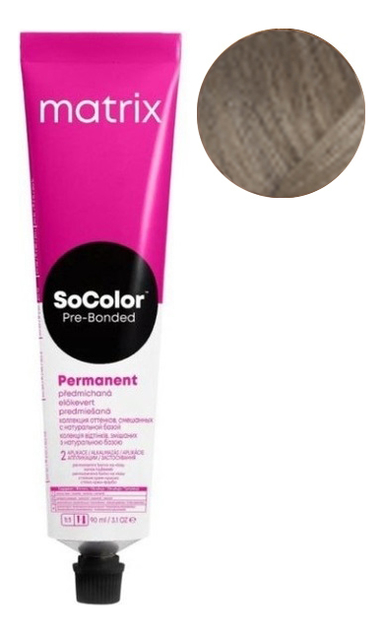 

Перманентная краска для волос SoColor Pre-Bonded Permanent 90мл: 8NA, Перманентная краска для волос SoColor Pre-Bonded Permanent 90мл