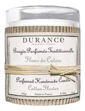 Durance Ароматическая свеча Perfumed Handmade Candle Cotton Flower 180г (цветок хлопка)