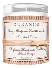 Durance Ароматическая свеча Perfumed Handmade Candle Black Grape 180г (черный виноград)