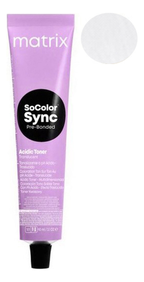 

Кислотный тонер для волос SoColor Sync Acidic Toner Sheer 90мл: Прозрачный, Кислотный тонер для волос SoColor Sync Acidic Toner Sheer 90мл