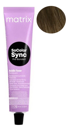 

Кислотный тонер для волос SoColor Sync Acidic Toner Sheer 90мл: 7NGA, Кислотный тонер для волос SoColor Sync Acidic Toner Sheer 90мл