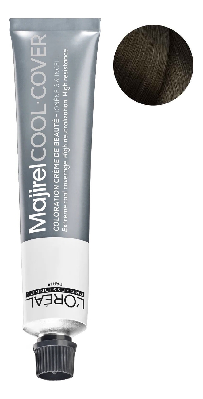 

Крем-краска для волос Majirel Cool Cover 50мл: No 6.17, Крем-краска для волос Majirel Cool Cover 50мл