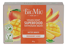 BioMio Натуральное мыло Баттер манго Vegan-Soap Superfood 90г