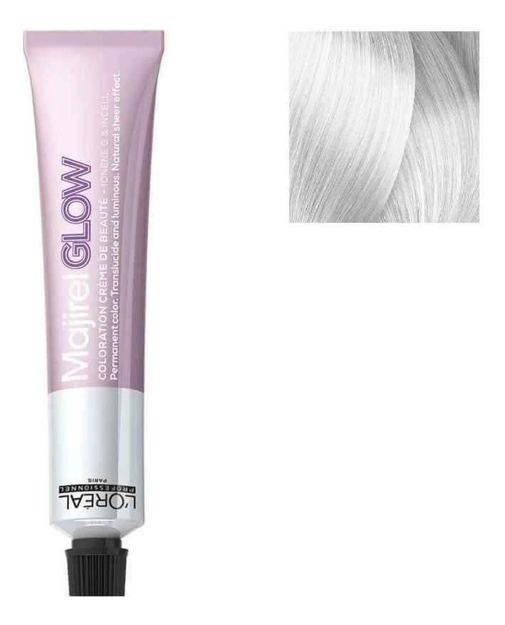 Крем-краска для волос Majirel Glow 50мл: Clear крем краска для волос majirel glow 50мл light base 12 бежевый жемчуг