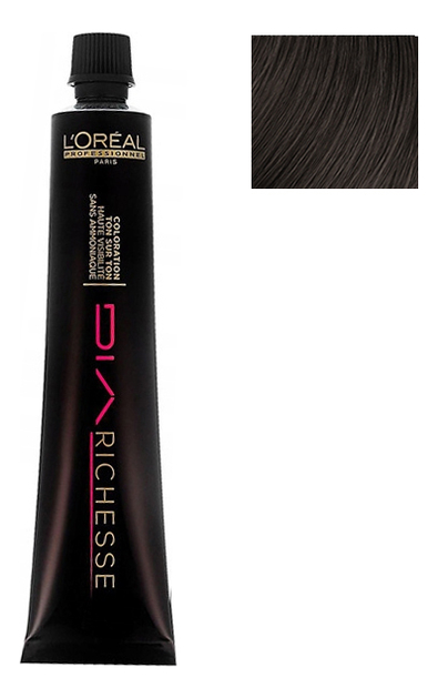 

Щелочная крем-краска для волос без аммиака Dia Richesse 50мл: No 5.15, Щелочная крем-краска для волос без аммиака Dia Richesse 50мл