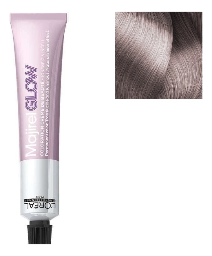 Крем-краска для волос Majirel Glow 50мл: Light Base 28 Песочно-розовый крем краска для волос majirel glow 50мл light base 12 бежевый жемчуг