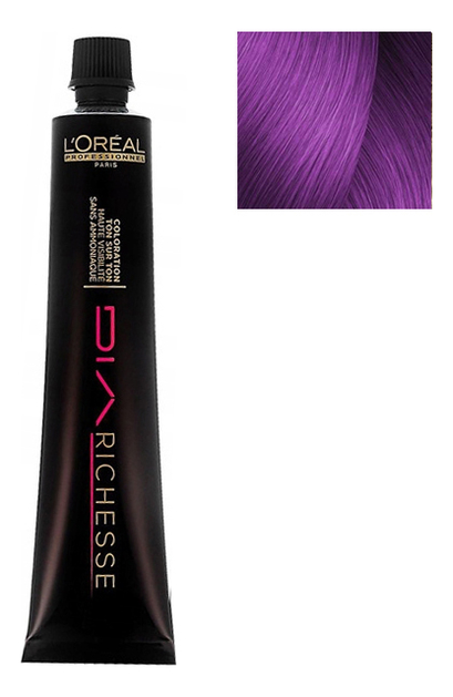 

Щелочная крем-краска для волос без аммиака Dia Richesse 50мл: .20 Intense Purple Milkshake, Щелочная крем-краска для волос без аммиака Dia Richesse 50мл