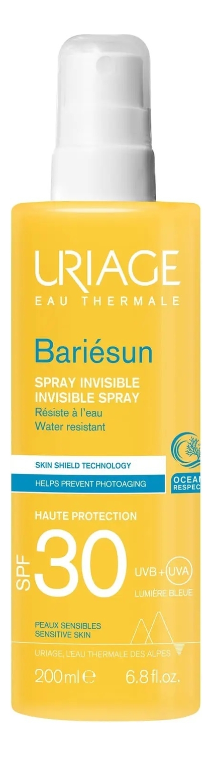 Солнцезащитный невидимый спрей для лица и тела Bariesun Spray Invisible SPF50+ 200мл