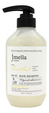 Парфюмерный шампунь для волос Favorite Lime & Basil Shampoo No3 (лайм, базилик)