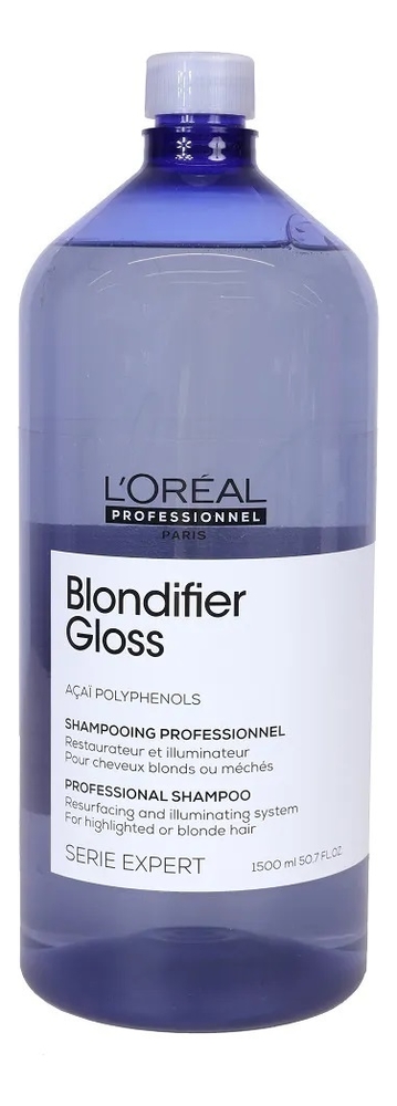 

Шампунь для сияния волос Serie Expert Blondifier Gloss Shampooing: Шампунь 1500мл, Шампунь для сияния волос Serie Expert Blondifier Gloss Shampooing
