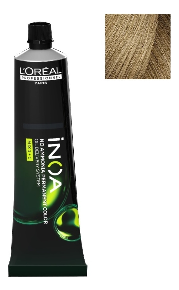 Безаммиачная краска для волос Inoa Oil Delivery System 60г: 9.0 Очень светлый блондин глубокий