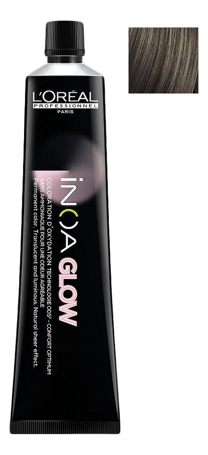 

Стойкая краска для темных баз Inoa Glow Dark Base 60мл: D.13 Пепельно-золотистый, Стойкая краска для темных баз Inoa Glow Dark Base 60мл