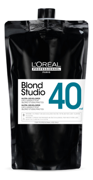 Окислитель для краски Blond Studio Platinium Nutri-Developer 1000мл: Окислитель 12% окислитель для краски oil cream developer 9% окислитель 1000мл