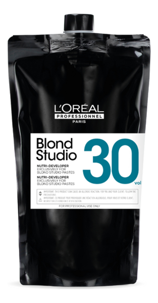 Окислитель для краски Blond Studio Platinium Nutri-Developer 1000мл: Окислитель 9% окислитель для краски luxor color developer 3% окислитель 100мл