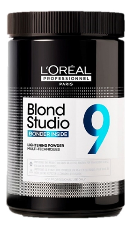 Обесцвечивающая пудра до 9 уровней осветления Blond Studio Lightening Powder 500г обесцвечивающая пудра color decoblue powder пудра 500г пакет