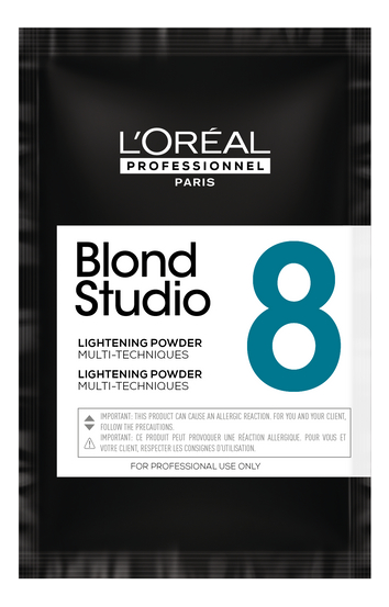 

Универсальная пудра до 8 уровней осветления Blond Studio Multi-Techniques Lightening Powder: Пудра 50г, Универсальная пудра до 8 уровней осветления Blond Studio Multi-Techniques Lightening Powder