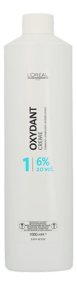 Окислитель для краски Oxydant Creme 1000мл: Окислитель 6% окислитель для краски colorianne oxilan 20vol окислитель 1000мл