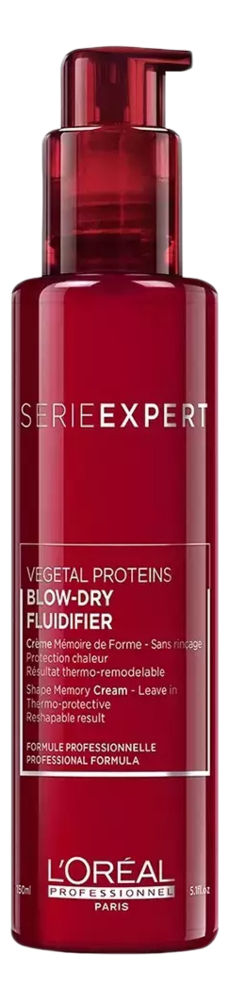 

Термозащитный крем для укладки волос Serie Expert Blow-Dry Fluidifier 150мл