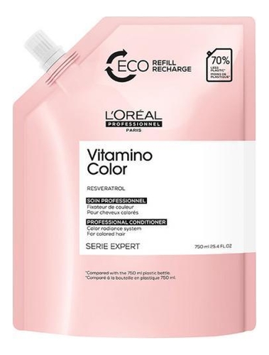Кондиционер для защиты цвета волос Serie Expert Vitamino Color Resveratrol: Кондиционер 750мл (сменный блок)