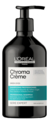 Шампунь с зеленым пигментом для нейтрализации красного оттенка темных волос Serie Expert Chroma Creme Green Dyes