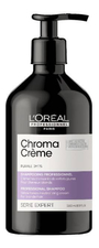L'Oreal Professionnel Шампунь с фиолетовым пигментом для нейтрализации желтизны светлых волос Serie Expert Chroma Creme Purple Dyes