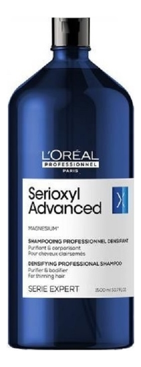 Шампунь для очищения и уплотнения волос с солью магния Serie Expert Serioxyl Advanced: Шампунь 1500мл