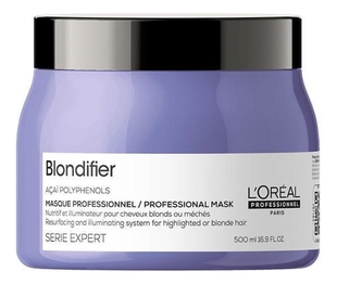Маска для сияния волос Serie Expert Blondifier Masque