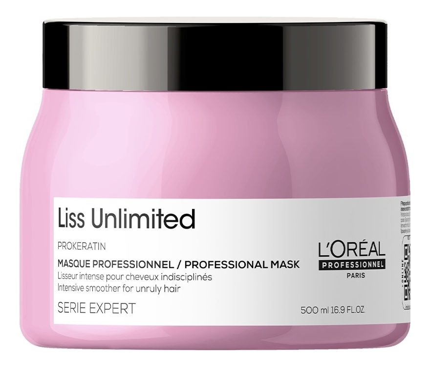 

Маска для гладкости волос Serie Expert Liss Unlimited Prokeratin Masque: Маска 500мл, Маска для гладкости волос Serie Expert Liss Unlimited Prokeratin Masque