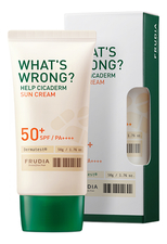 Frudia Солнцезащитный крем для лица Сикадерм для чувствительной кожи What’s wrong SPF50+ PA++++ 50г
