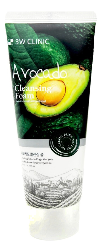 Пенка для умывания с экстрактом авокадо Avocado Cleansing Foam 100мл