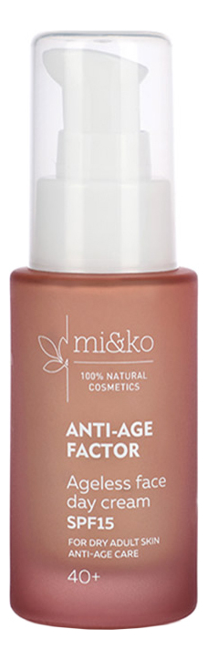 Омолаживающий дневной крем для лица Anti-Age Factor Ageless Face Day Cream SPF15 30мл miko омолаживающий дневной крем для лица spf15 anti age factor 30 мл