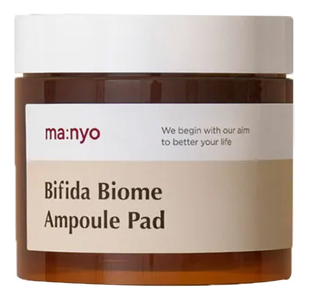 

Увлажняющие пэды для лица с бифидокомплексом Bifida Biome Ampoule Pad 70шт