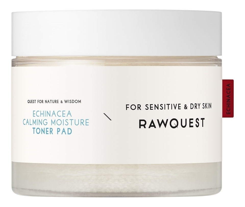 Успокаивающие пэды для лица с экстрактом эхинацеи Echinacea Calming Moisture Toner Pad 60шт