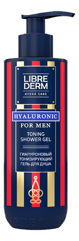 Гиалуроновый тонизирующий гель для душа For Men Hyaluronic Toning Shower Gel 250мл тонизирующий гель для душа librederm hyaluronic toning shower gel 250 мл