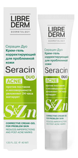 Librederm Корректирующий крем-гель для проблемной кожи лица Seracin Duo Acne Corrective Cream-Gel For Problem Skin 40мл