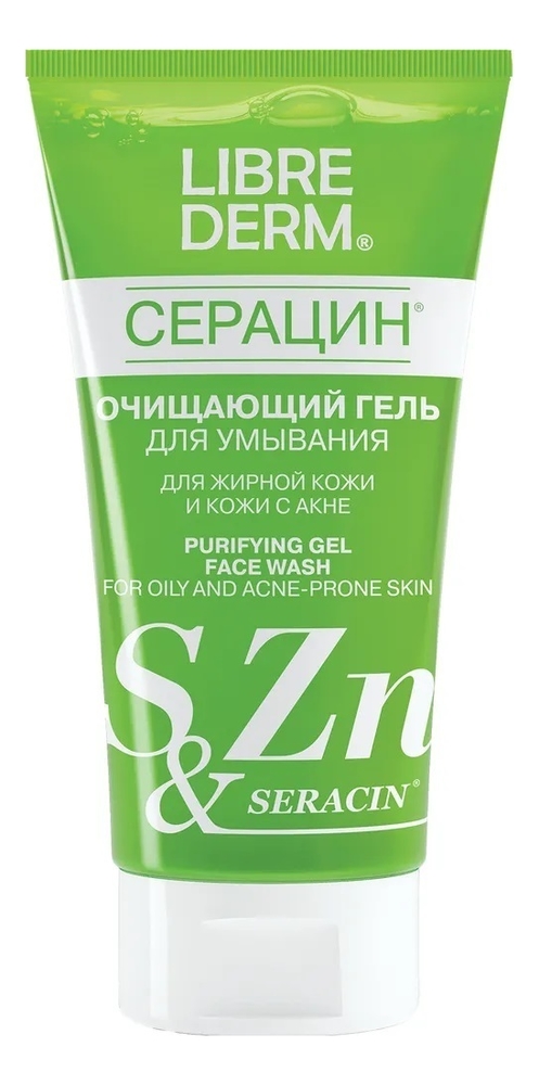 Очищающий гель для умывания Серацин Seracin Purifyng Gel Face Wash: Гель 150мл