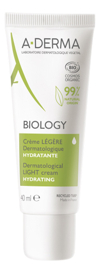 Легкий увлажняющий дерматологический крем для лица Biology Hydrating Dermatological Light Cream 40мл