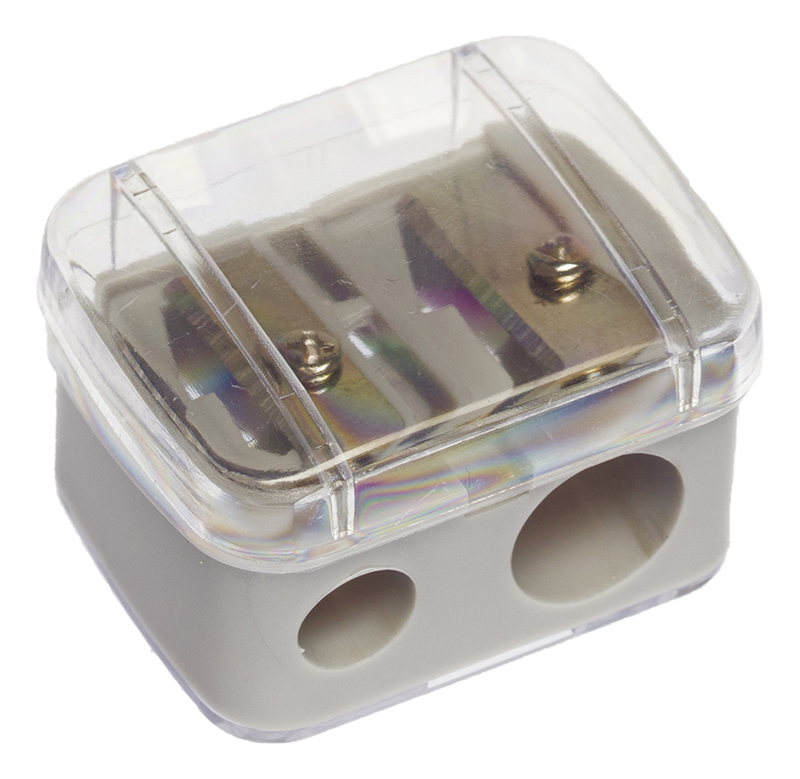 Точилка для карандаша двойная Beauty PS-08AG