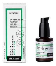 Beaute Mediterranea Крем для кожи вокруг глаз Hemp Line Eye Hero All-In-1 Treatment Cream 15мл