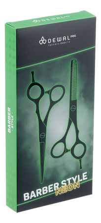 Dewal Набор парикмахерских ножниц в чехле 7" Barber Style Neon SET-BS8-7 2шт