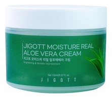 Jigott Увлажняющий крем с экстрактом алоэ вера Moisture Real Aloe Vera Cream 150мл