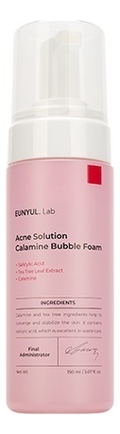 Очищающая пенка для лица с экстрактом каламина Lab Acne Solution Calamine Bubble Foam 150мл