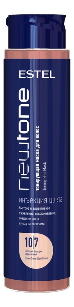 Тонирующая маска для волос Haute Couture Newtone 400мл 107 Светлый блондин коричневый 1598₽