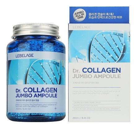 Lebelage Ампульная сыворотка для лица с коллагеном Dr. Collagen Jumbo Ampoule 250мл