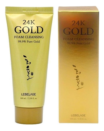 Lebelage Пенка для умывания с биозолотом 24K Gold Foam Cleansing 100мл