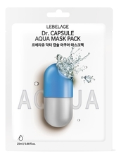 Lebelage Тканевая маска для лица с морской водой Dr. Capsule Aqua Mask Pack 25мл