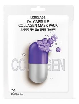 Тканевая маска для лица с коллагеном Dr. Capsule Collagen Mask Pack 25мл