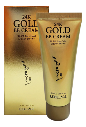 Lebelage BB крем для лица с золотом 24K Gold Cream SPF50+ PA+++ 30мл