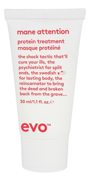 Укрепляющий протеиновый уход для волос Mane Attention Protein Treatment: Уход 30мл